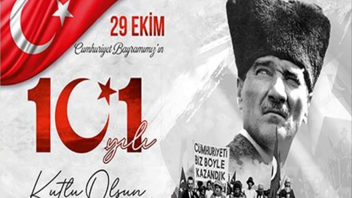 29 EKİM CUMHURİYET BAYRAMINI COŞKUYLA KUTLADIK.